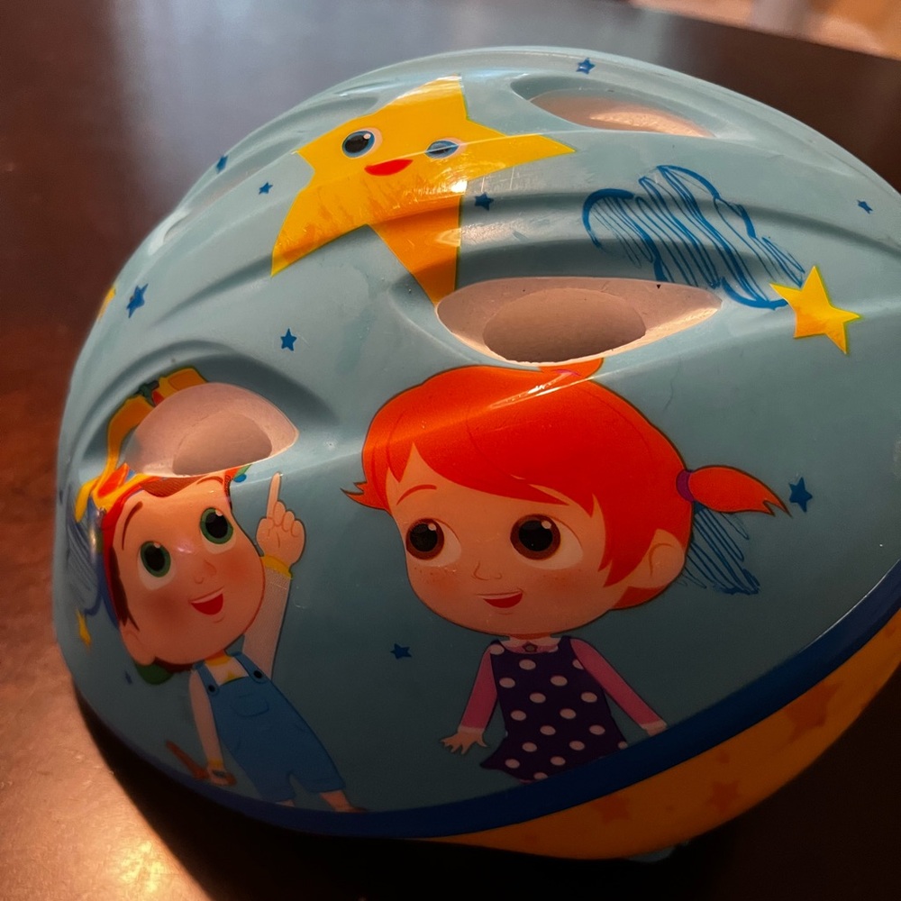 Infants bike helmet - cocomelon blue